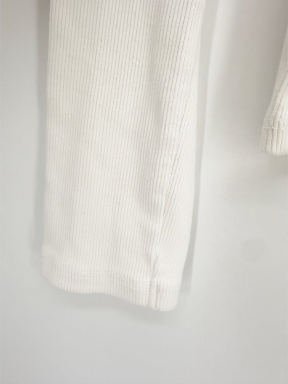 Veronica Beard Mayer Long Sleeve White Ribbed Crew Neck Top S - Picture 6 of 13